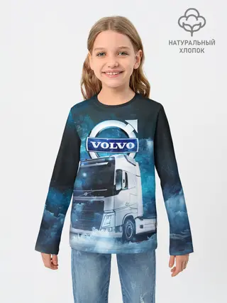 Детский лонгслив / Volvo truck