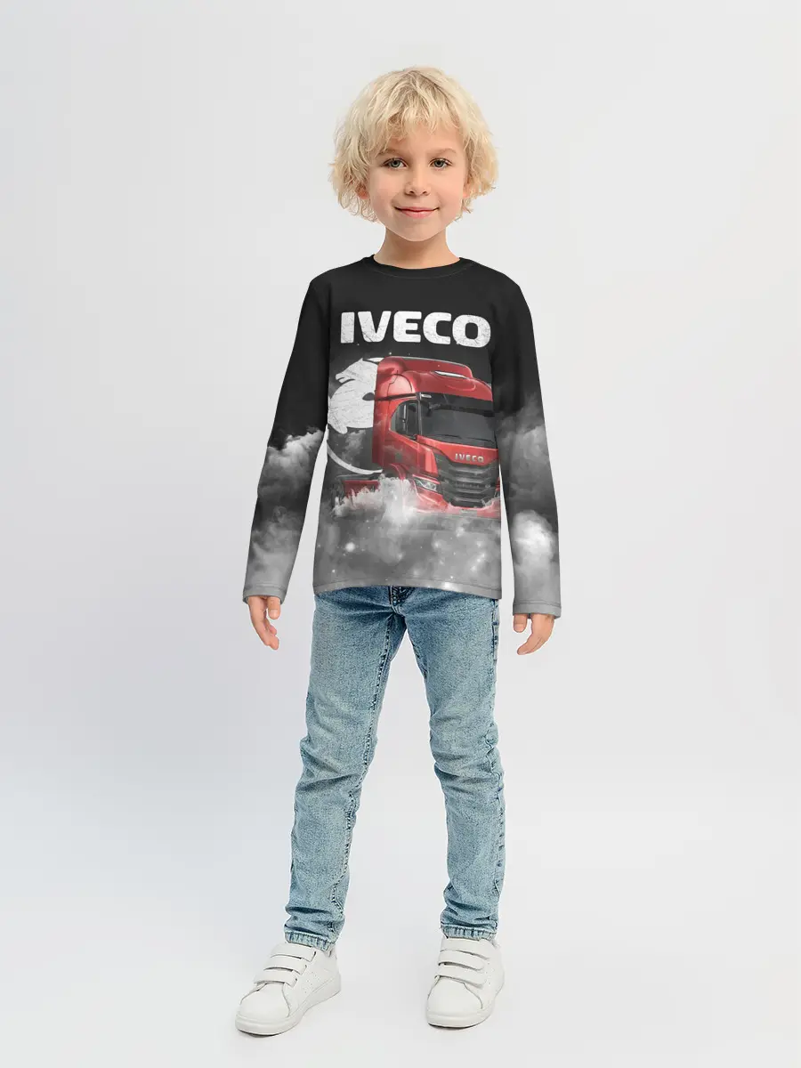 Детский лонгслив / Iveco truck