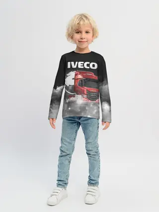 Детский лонгслив / Iveco truck