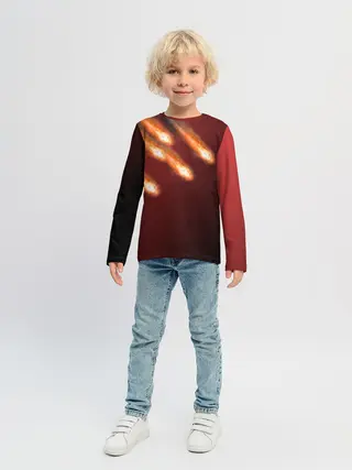 Детский лонгслив / Падение комет