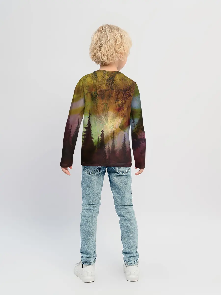 Детский лонгслив / СТРАШНЫЙ ЛЕС