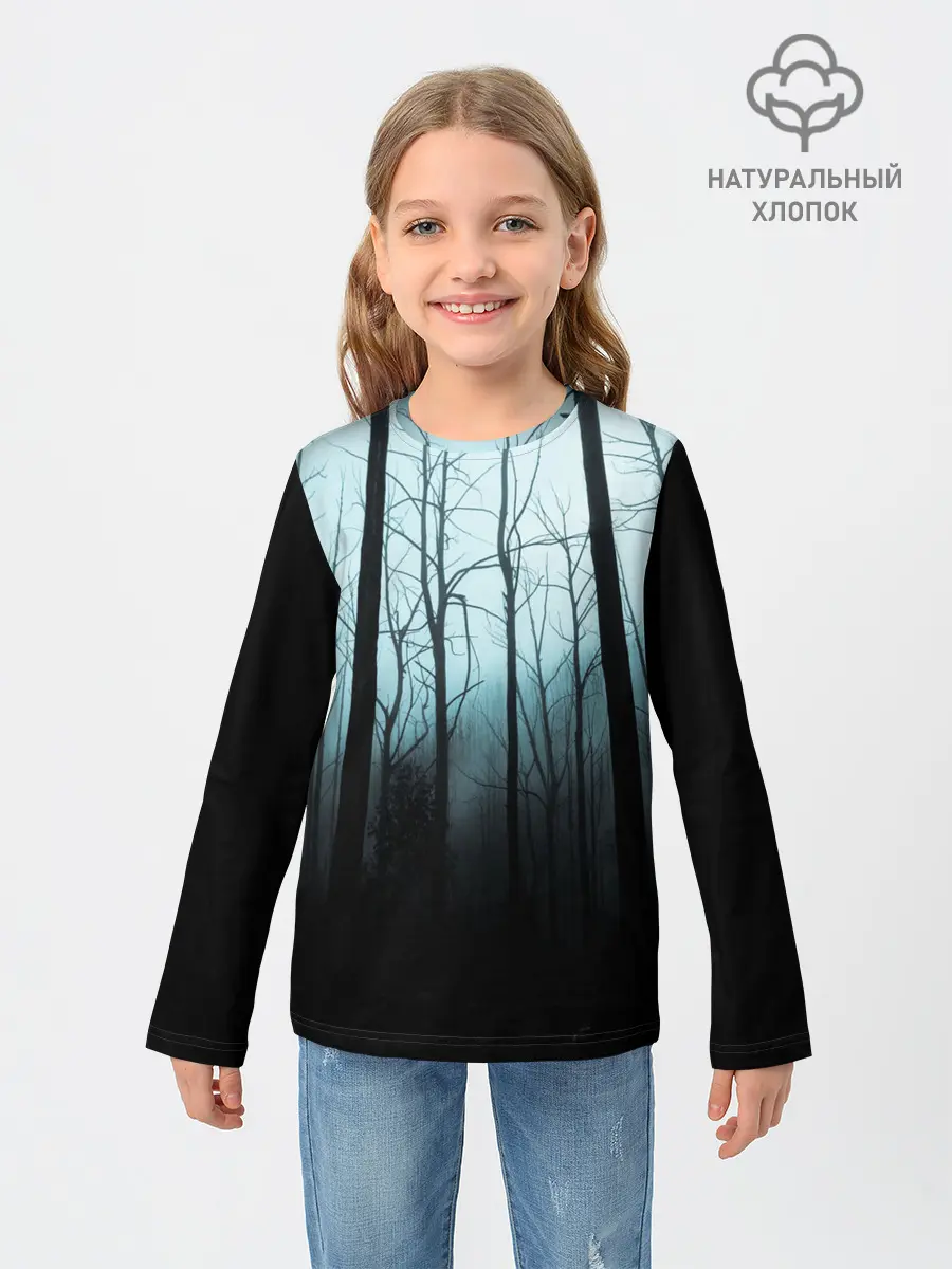 Детский лонгслив / ЖУТКИЙ ЛЕС