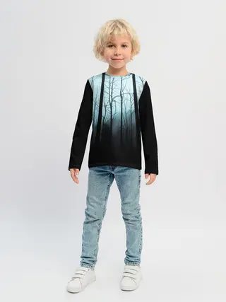 Детский лонгслив / ЖУТКИЙ ЛЕС