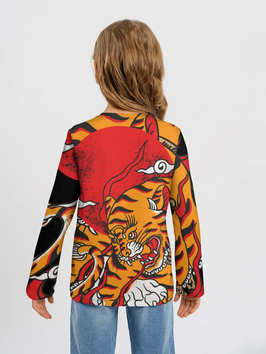 Детский лонгслив / Год тигра