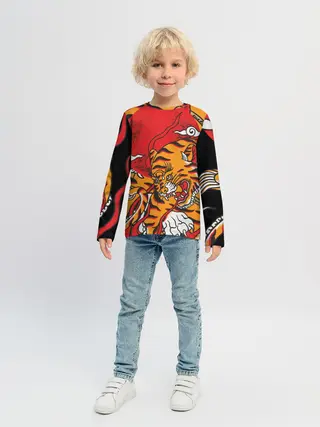 Детский лонгслив / Год тигра