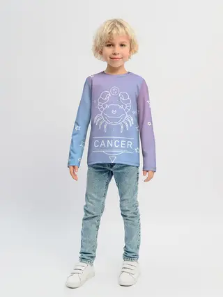 Детский лонгслив / Знак Рак