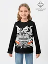 Детский лонгслив / Команда Метал Крошек