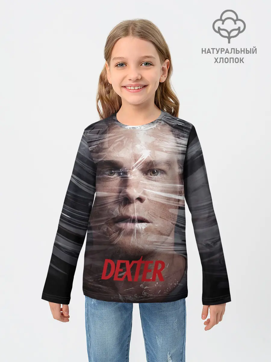 Детский лонгслив / Декстер Морган в пленке