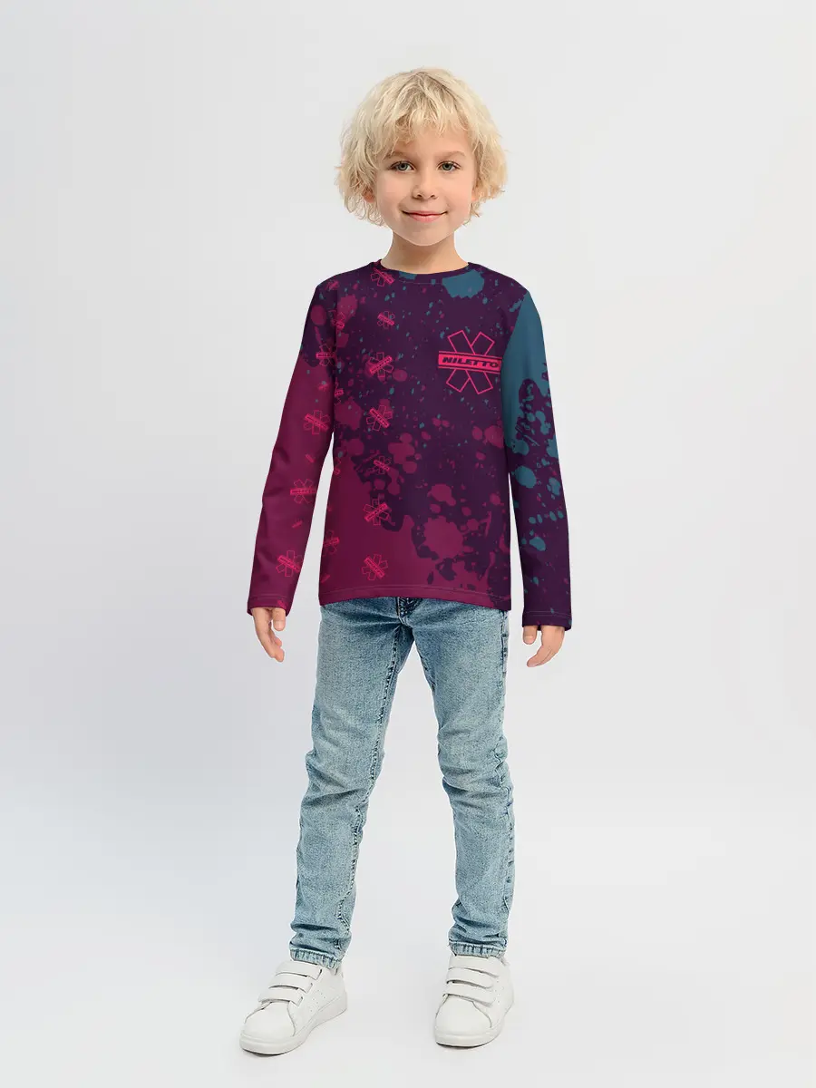 Детский лонгслив / Niletto - Splash