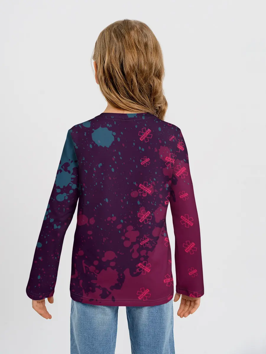 Детский лонгслив / Niletto - Splash