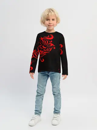 Детский лонгслив / КАЗУТОРА ХАНЕМИЯ | ВАЛЬХАЛЛА