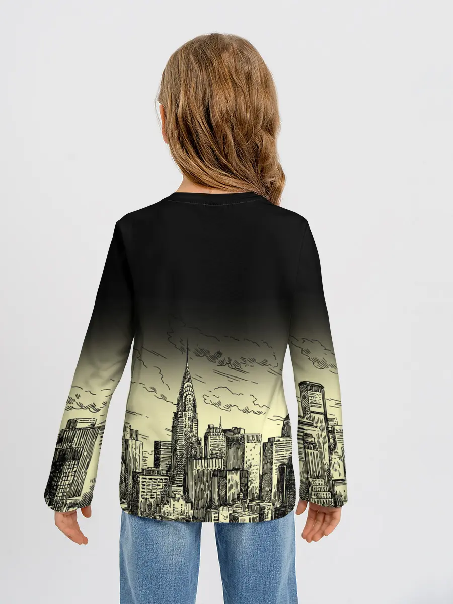 Детский лонгслив / Нью-Йорк