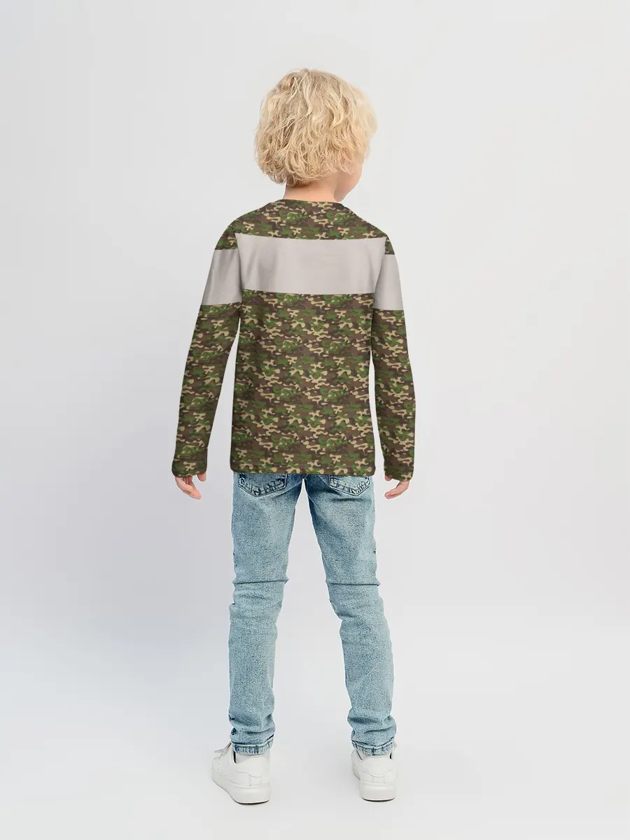 Детский лонгслив / Армия