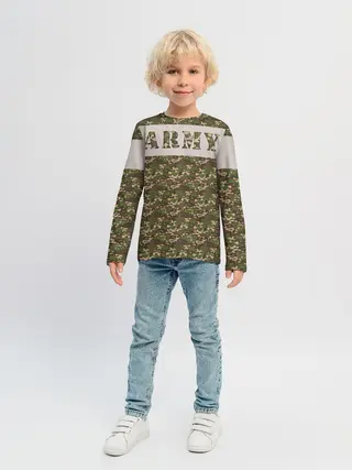 Детский лонгслив / Армия