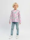 Детский лонгслив / Розовые акварельные розы