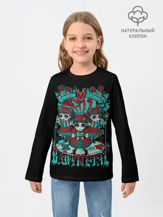 Детский лонгслив / Blue BabyMetal