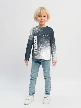 Детский лонгслив / Мазда - Спрей