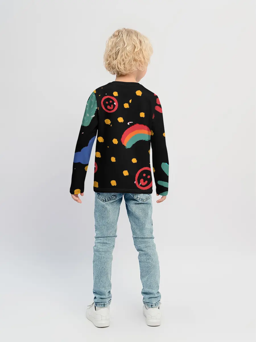 Детский лонгслив / беззаботное детство