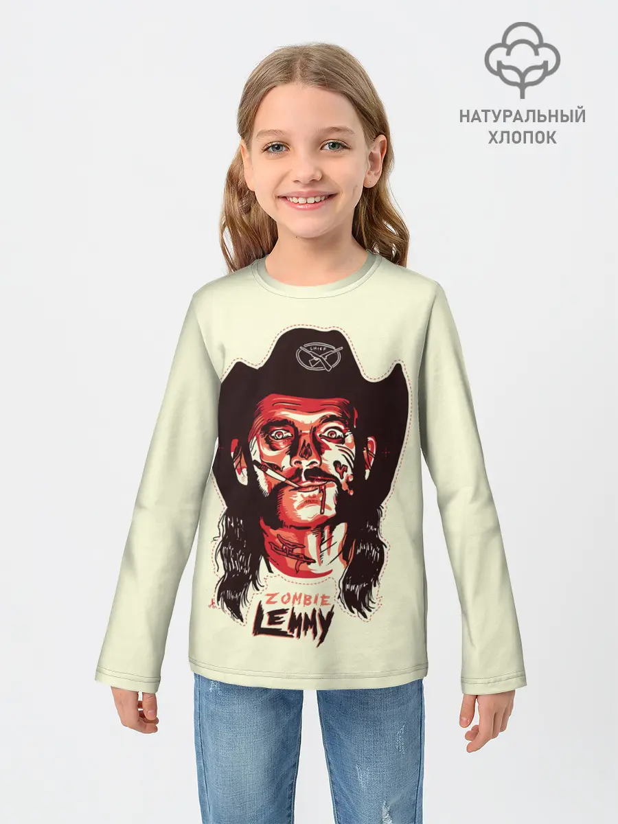 Детский лонгслив / Zombie Lemmy