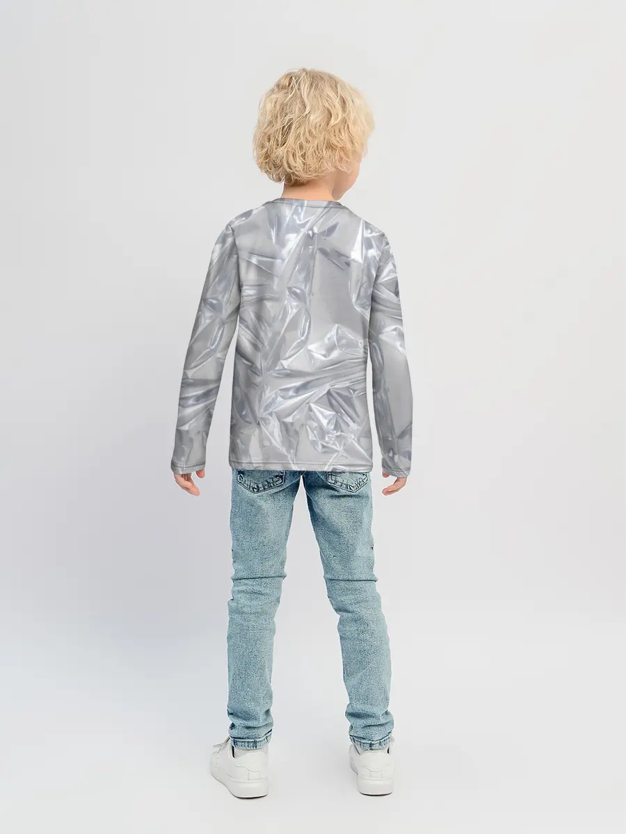 Детский лонгслив / Голографичная фольга