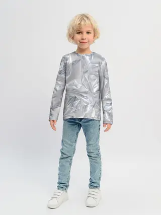 Детский лонгслив / Голографичная фольга