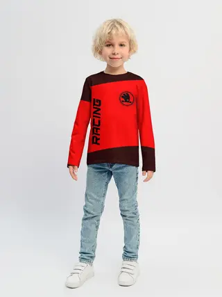 Детский лонгслив / Skoda - Racing