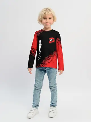 Детский лонгслив / Фольксваген - Racing