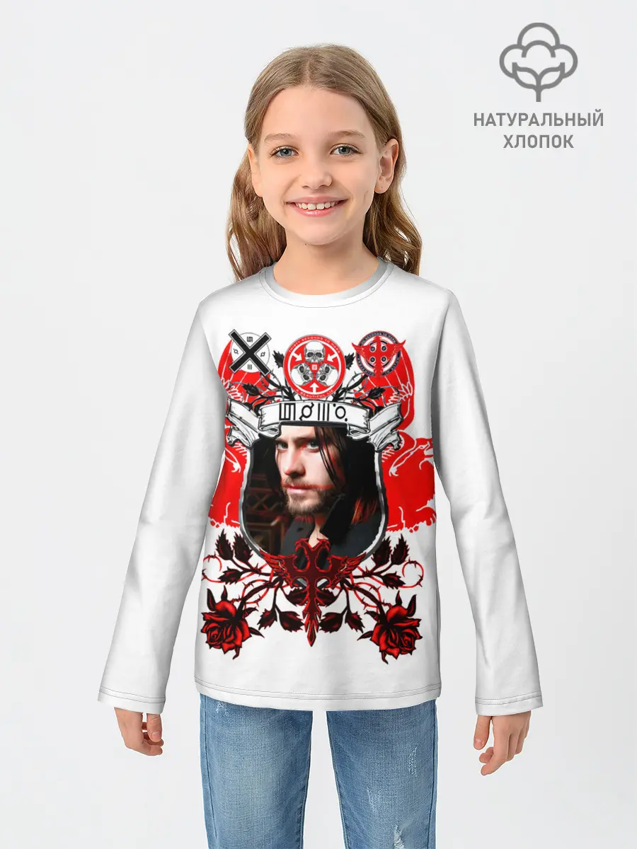 Детский лонгслив / Thirty Seconds to Mars Джаред Лето