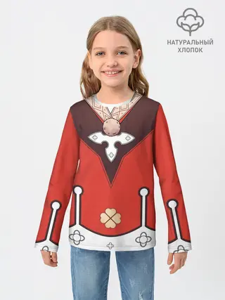 Детский лонгслив / КОСТЮМ КЛИ | ГЕНШИН ИМПАКТ