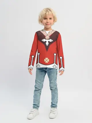 Детский лонгслив / КОСТЮМ КЛИ | ГЕНШИН ИМПАКТ