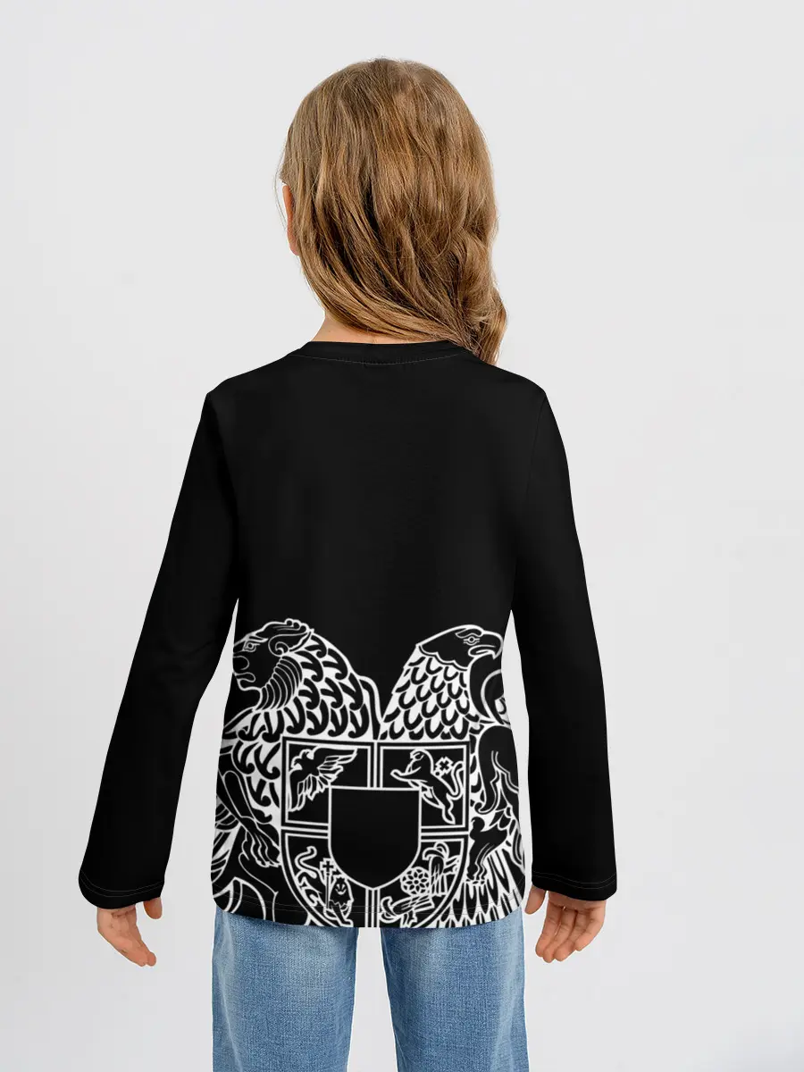 Детский лонгслив / Герб Армении и флаг