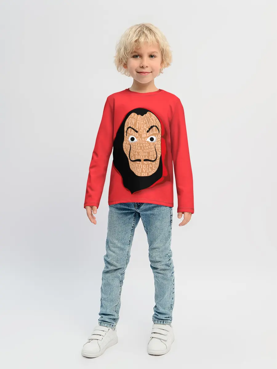 Детский лонгслив / Бумажный дом | La Casa de Papel