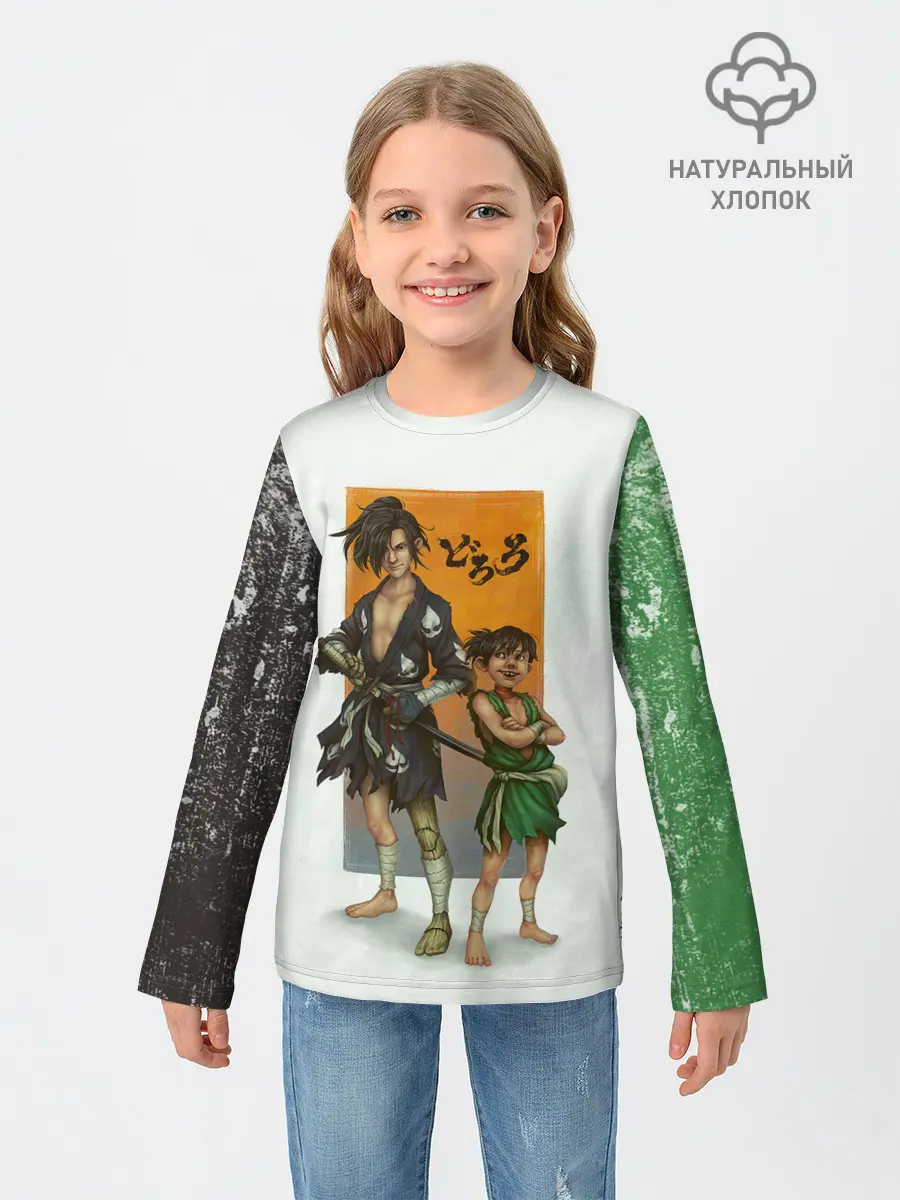 Детский лонгслив / Хяккимару и Такебо | Дороро