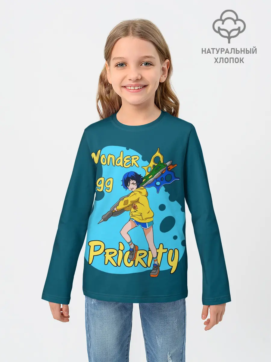 Детский лонгслив / Wonder Egg Priority