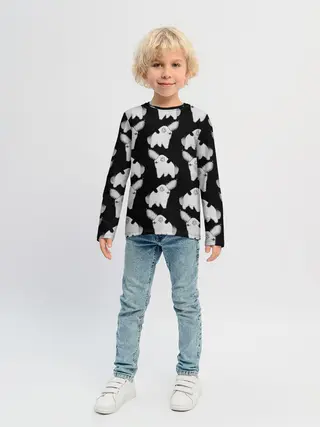 Детский лонгслив / Почитта в стиле manga