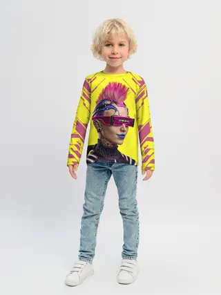 Детский лонгслив / CYBERPUNK 2077 | КИБЕРПАНК