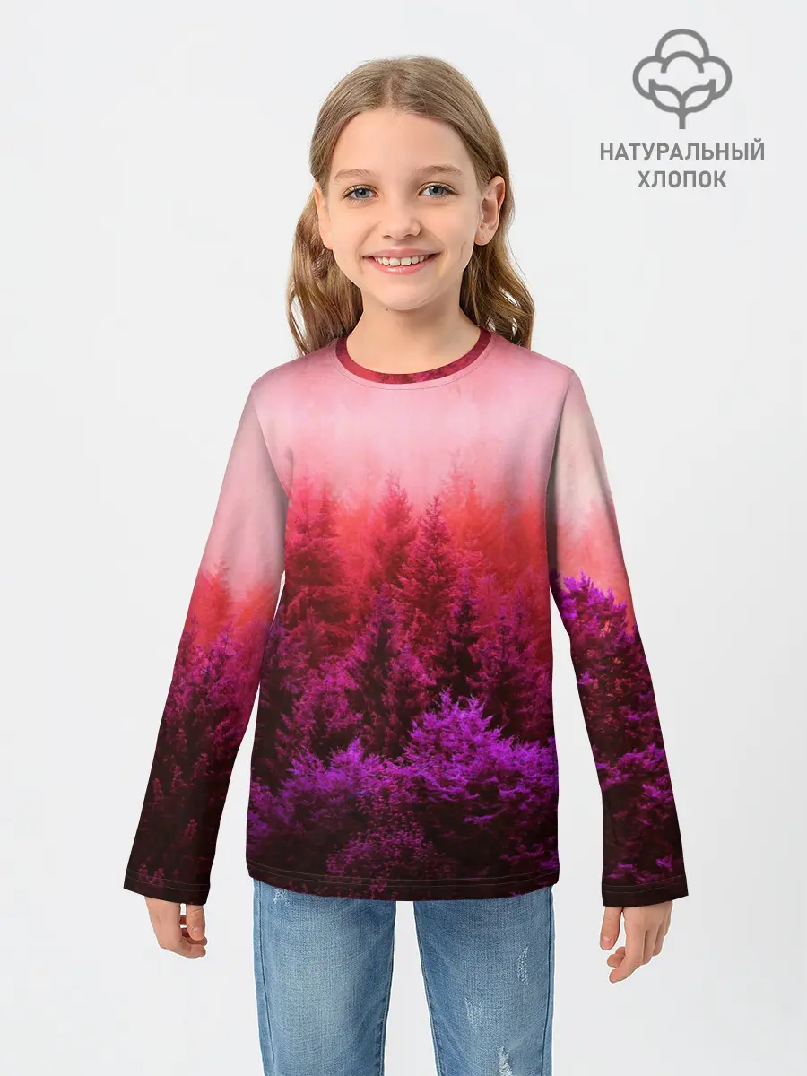 Детский лонгслив / КРАСНАЯ ОСЕНЬ