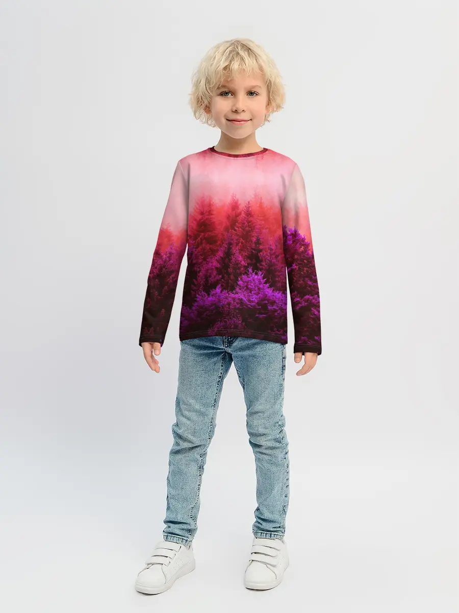 Детский лонгслив / КРАСНАЯ ОСЕНЬ