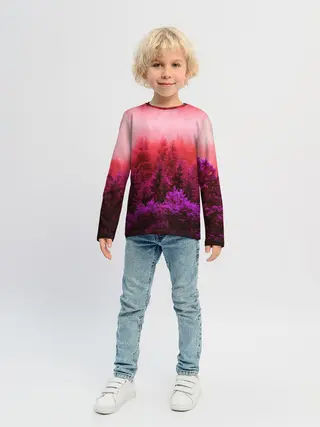 Детский лонгслив / КРАСНАЯ ОСЕНЬ