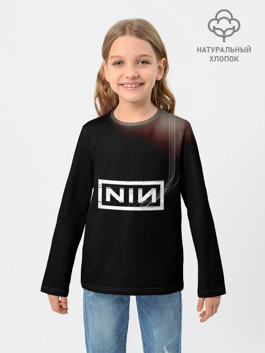 Детский лонгслив / Cyber NIN