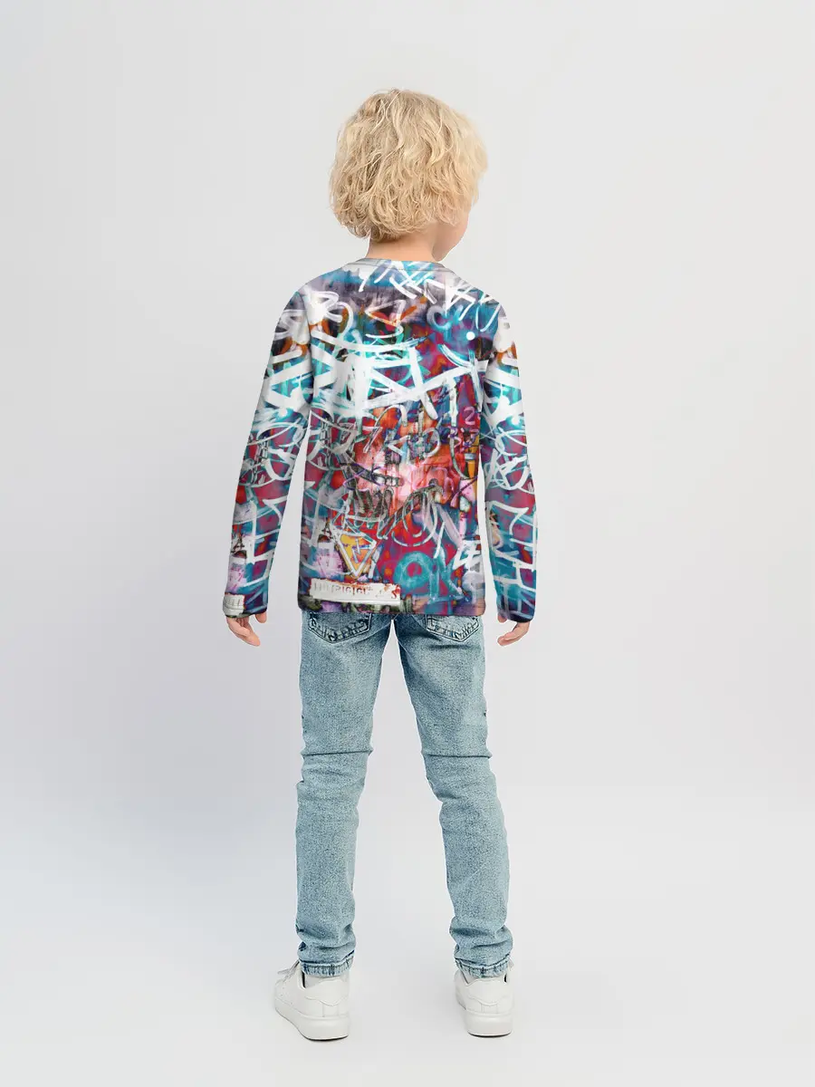 Детский лонгслив / Wall graffiti