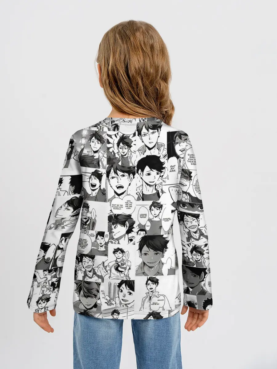 Детский лонгслив / ТООРУ ОЙКАВА / OIKAWA TORU