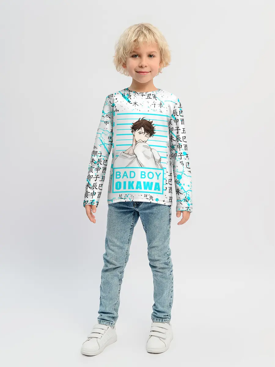 Детский лонгслив / ТООРУ ОЙКАВА / OIKAWA TORU