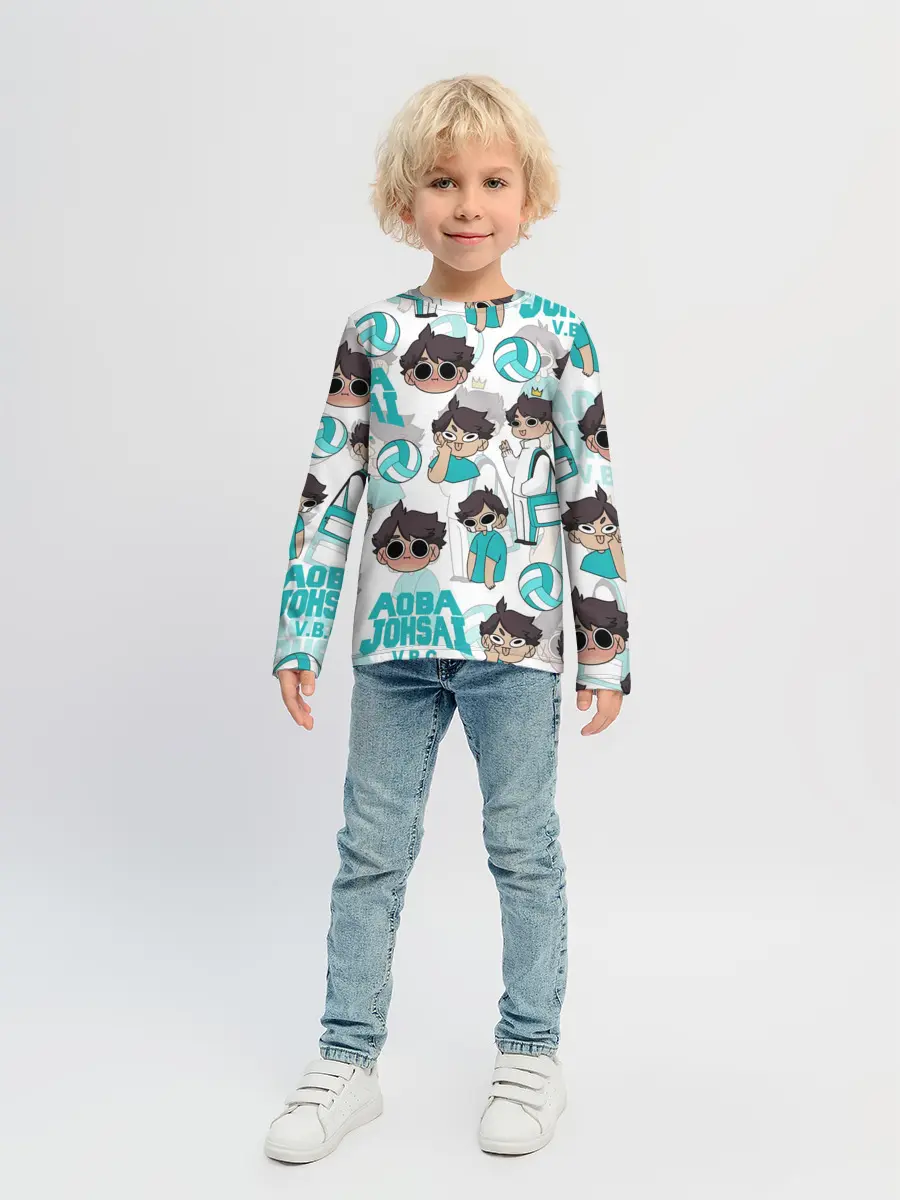 Детский лонгслив / ТООРУ ОЙКАВА / OIKAWA TORU