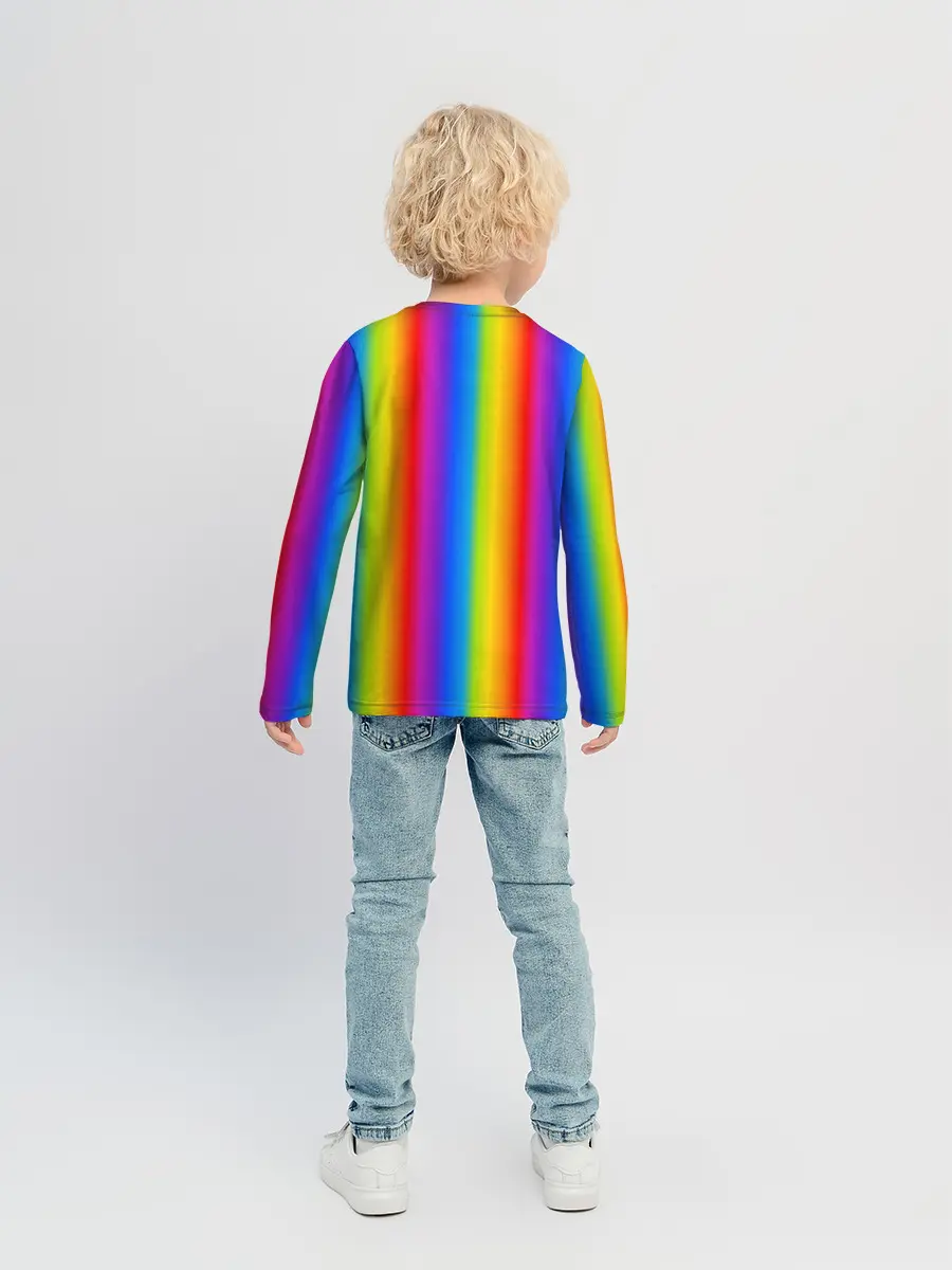 Детский лонгслив / Color gradient