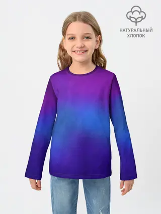 Детский лонгслив / Leather gradient
