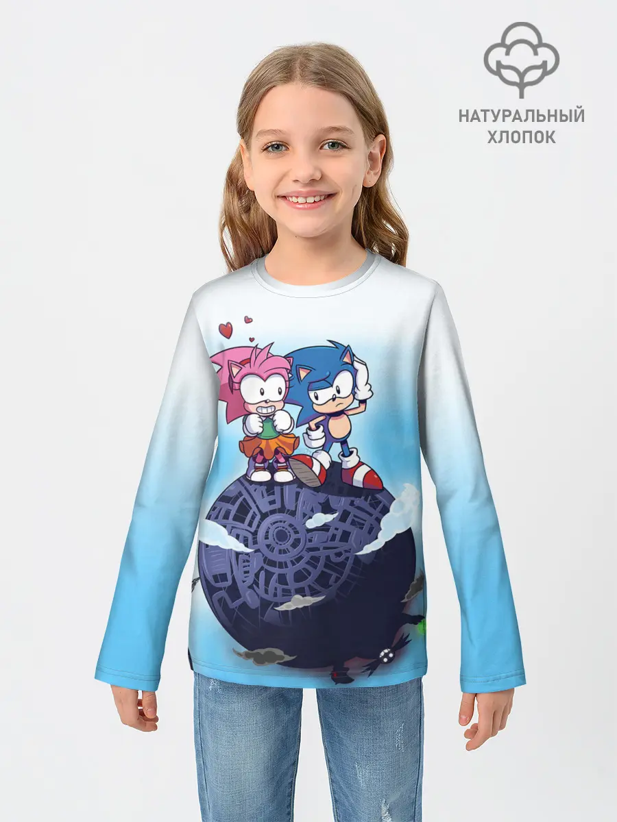 Детский лонгслив / SONIC | AMY ROSE