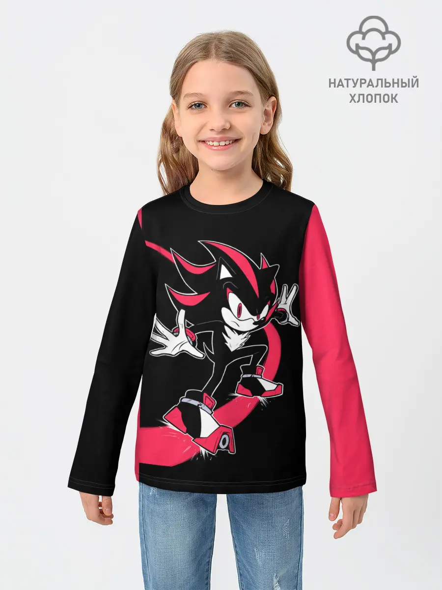 Детский лонгслив / SONIC X | DARK SONIC