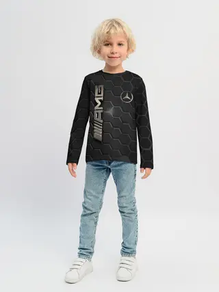 Детский лонгслив / MERCEDES LOGO BRONZE