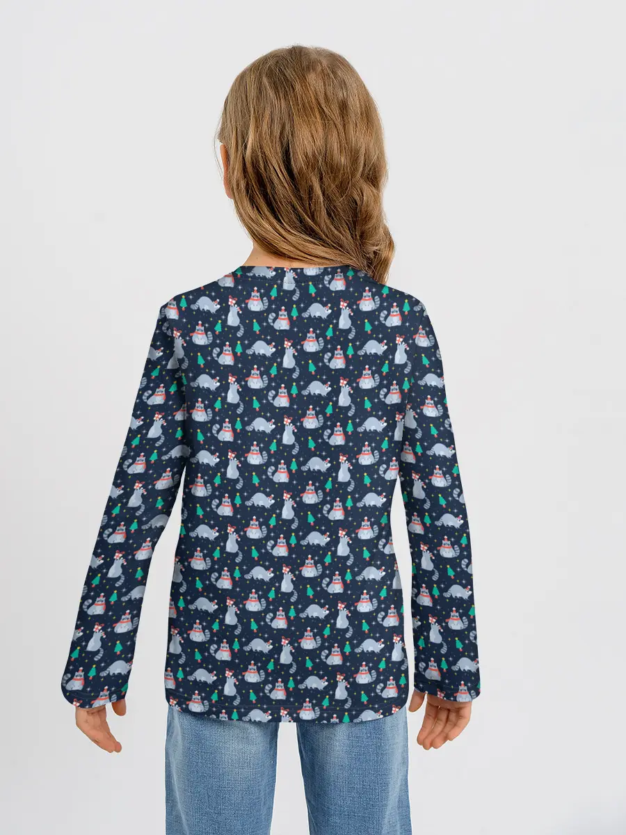 Детский лонгслив / НОВОГОДНИЙ ЕНОТ | COON